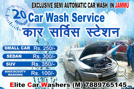 Elite carwashers and parking